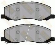 PA1779 Sada brzdových destiček, kotoučová brzda Brake ENGINEERING