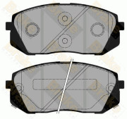 PA1873 Sada brzdových destiček, kotoučová brzda Brake ENGINEERING