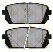 PA1874 Sada brzdových destiček, kotoučová brzda Brake ENGINEERING