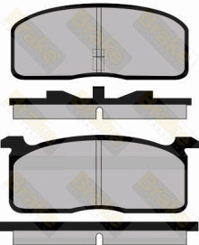 PA309 Sada brzdových destiček, kotoučová brzda Brake ENGINEERING