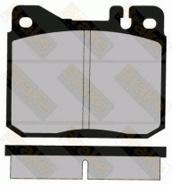 PA323 Sada brzdových destiček, kotoučová brzda Brake ENGINEERING