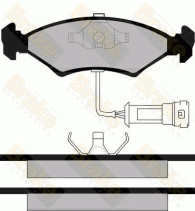 PA344 Sada brzdových destiček, kotoučová brzda Brake ENGINEERING