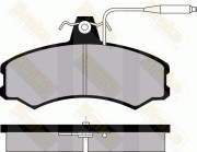 PA362 Sada brzdových destiček, kotoučová brzda Brake ENGINEERING