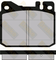 PA379 Sada brzdových destiček, kotoučová brzda Brake ENGINEERING