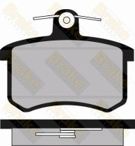 PA402 Sada brzdových destiček, kotoučová brzda Brake ENGINEERING