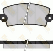 PA415 Sada brzdových destiček, kotoučová brzda Brake ENGINEERING