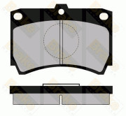 PA469 Sada brzdových destiček, kotoučová brzda Brake ENGINEERING