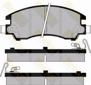 PA477 Sada brzdových destiček, kotoučová brzda Brake ENGINEERING