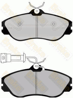 PA506 Sada brzdových destiček, kotoučová brzda Brake ENGINEERING