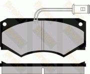 PA510 Sada brzdových destiček, kotoučová brzda Brake ENGINEERING