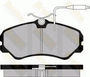 PA520 Sada brzdových destiček, kotoučová brzda Brake ENGINEERING