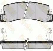 PA534 Sada brzdových destiček, kotoučová brzda Brake ENGINEERING