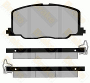 PA535 Sada brzdových destiček, kotoučová brzda Brake ENGINEERING