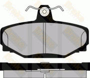 PA555 Sada brzdových destiček, kotoučová brzda Brake ENGINEERING