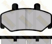 PA557 Sada brzdových destiček, kotoučová brzda Brake ENGINEERING