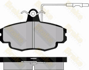 PA591 Sada brzdových destiček, kotoučová brzda Brake ENGINEERING