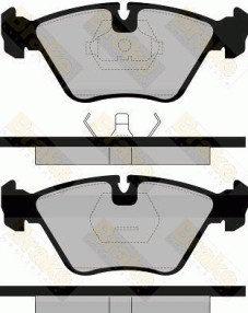 PA600 Sada brzdových destiček, kotoučová brzda Brake ENGINEERING