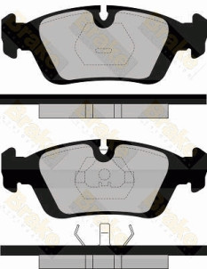 PA602 Sada brzdových destiček, kotoučová brzda Brake ENGINEERING