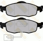 PA730 Sada brzdových destiček, kotoučová brzda Brake ENGINEERING