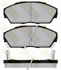 PA737 Sada brzdových destiček, kotoučová brzda Brake ENGINEERING