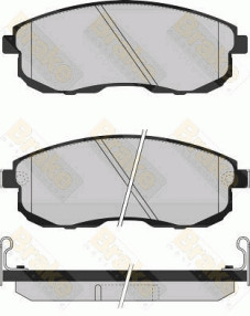 PA791 Sada brzdových destiček, kotoučová brzda Brake ENGINEERING