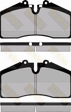 PA809 Sada brzdových destiček, kotoučová brzda Brake ENGINEERING