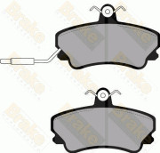 PA816 Sada brzdových destiček, kotoučová brzda Brake ENGINEERING