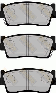 PA826 Sada brzdových destiček, kotoučová brzda Brake ENGINEERING