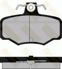 PA934 Sada brzdových destiček, kotoučová brzda Brake ENGINEERING