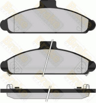 PA936 Sada brzdových destiček, kotoučová brzda Brake ENGINEERING