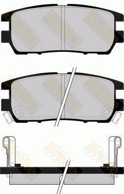 PA959 Sada brzdových destiček, kotoučová brzda Brake ENGINEERING