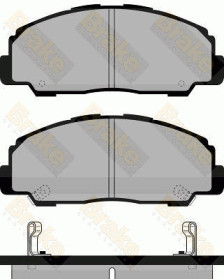 PA997 Sada brzdových destiček, kotoučová brzda Brake ENGINEERING