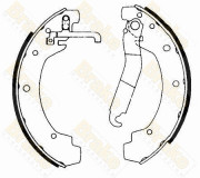 SH1193 Sada brzdových čelistí Brake ENGINEERING