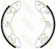 SH2028 Sada brzdových čelistí Brake ENGINEERING