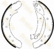 SH2469 Sada brzdových čelistí Brake ENGINEERING