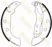 SH2540 Sada brzdových čelistí Brake ENGINEERING