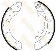 SH2545 Sada brzdových čelistí Brake ENGINEERING