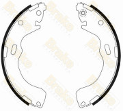 SH2551 Sada brzdových čelistí Brake ENGINEERING