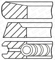 08-422800-00 Sada pístních kroužků GOETZE ENGINE