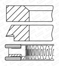 08-424700-00 Sada pístních kroužků GOETZE ENGINE