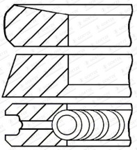 08-424900-00 Sada pístních kroužků GOETZE ENGINE