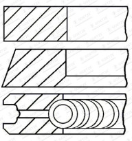 08-439100-10 Sada pístních kroužků LKZ-Ring® GOETZE ENGINE