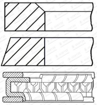 08-447200-00 Sada pístních kroužků GOETZE ENGINE