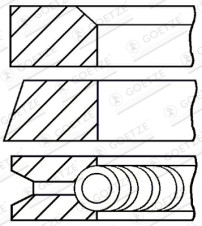 08-502200-00 Sada pístních kroužků GOETZE ENGINE