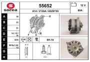 55652 EAI alternátor 55652 EAI