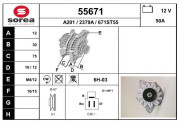 55671 EAI alternátor 55671 EAI