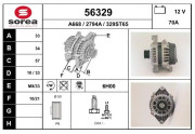 56329 EAI alternátor 56329 EAI