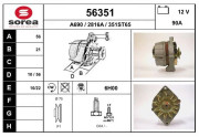 56351 EAI alternátor 56351 EAI
