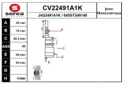 CV22491A1K Sada kloubů, hnací hřídel EAI