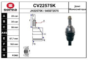 CV22575K Sada kloubů, hnací hřídel EAI